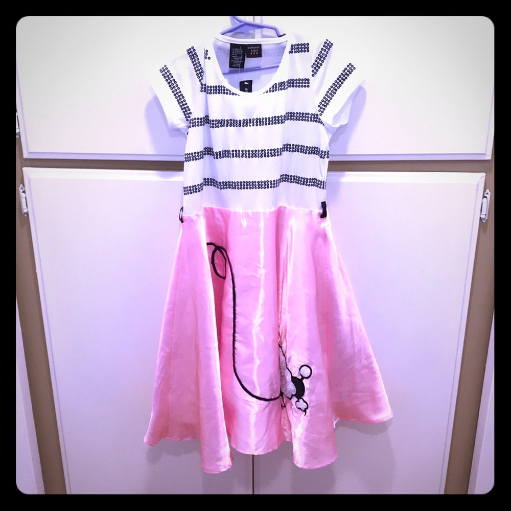 Authentic Kids Girls 1950’s Poodle dress Size M